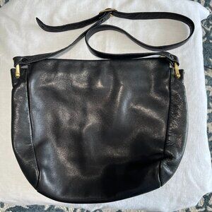 Bloomingdales Hobo Black, Horse Bit, Leather Bag
